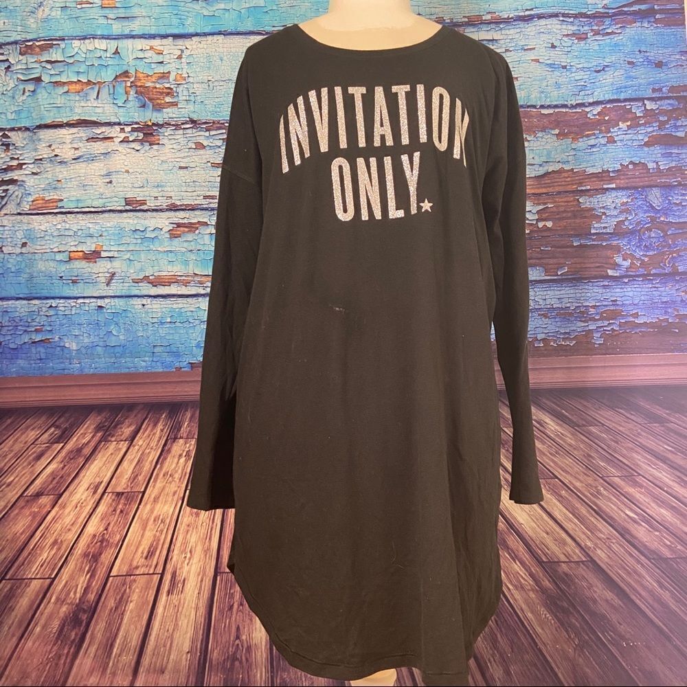 Victoria's Secret nightgown black Medium